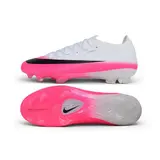 Nike Air Zoom Mercurial Vapor 17 Elite White and Pink Firm Ground FG Football Boot