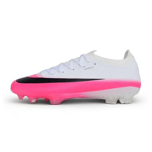 Nike Air Zoom Mercurial Vapor 17 Elite White and Pink Firm Ground FG Football Boot