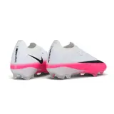 Nike Air Zoom Mercurial Vapor 17 Elite White and Pink Firm Ground FG Football Boot