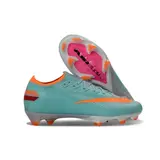 Nike Mercurial Vapor 16 Elite Light Blue and Orange Firm Ground FG Kids Football Boot