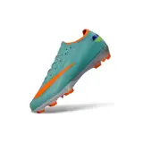 Nike Mercurial Vapor 16 Elite Light Blue and Orange Firm Ground FG Kids Football Boot