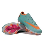 Nike Mercurial Vapor 16 Elite Light Blue and Orange Firm Ground FG Kids Football Boot