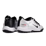 Nike Total 90 III Silver and Black Turf TF Football Boot - White/Silver