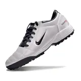 Nike Total 90 III Silver and Black Turf TF Football Boot - White/Silver