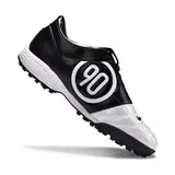 Nike Total 90 III Silver and Black Turf TF Football Boot - White/Silver