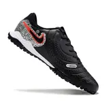 Nike Tiempo 10 Legend Academy Black White and Red Turf TF Football Boot