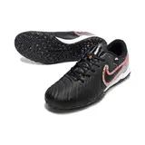 Nike Tiempo 10 Legend Academy Black White and Red Turf TF Football Boot