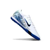 Nike Zoom Mercurial Vapor 16 Elite White and Blue Turf TF Football Boot - White/Blue Print