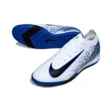 Nike Zoom Mercurial Vapor 16 Elite White and Blue Turf TF Football Boot - White/Blue Print
