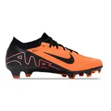 Nike Zoom Mercurial Vapor 15 Elite Orange and Black Firm Ground FG Kids Football Boot