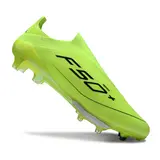 Adidas F50+ Elite Laceless Green and Black Firm Ground FG Football Boot
