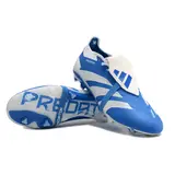 Adidas Predator 30 Elite Tongue Blue and White Firm Ground FG Kids Football Boot