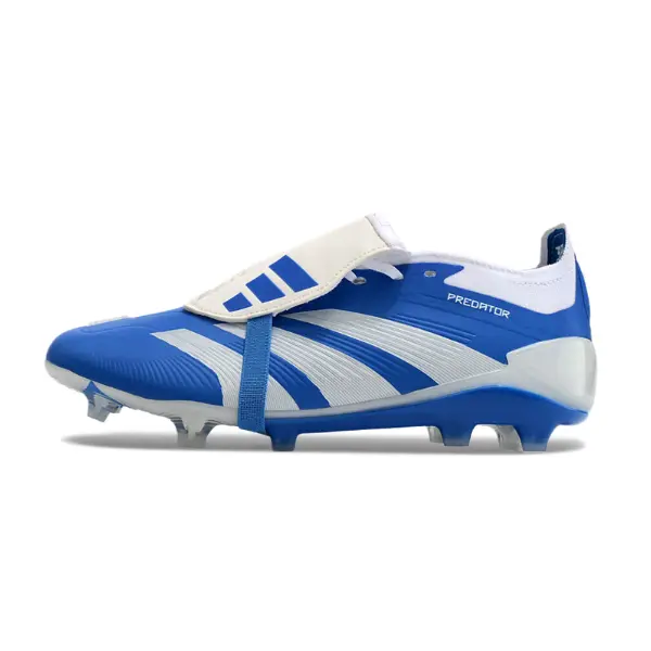 Adidas Predator 30 Elite Tongue Blue and White Firm Ground FG Kids Football Boot