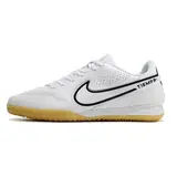 Nike Tiempo Legend 9 Elite White and Black Indoor IC Football Boot