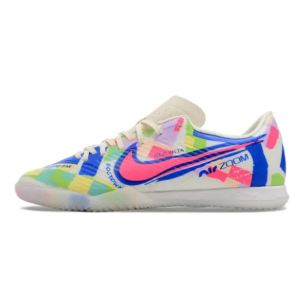 Nike Vapor 15 Academy SolCal Pack White and Blue Indoor IC Football Boot
