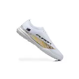 New Balance Furon V8 Elite White and Golden Turf TF Football Boot