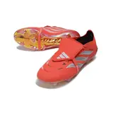 Adidas Predator 26 Elite Tongue Orange and WhiteFirm Ground FG Football Boot