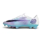 Nike Air Zoom Mercurial Superfly 11 Elite White, Purple and Blue Firm Ground FG Football Boot