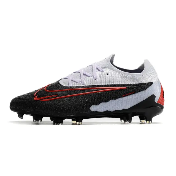 Nike Phantom GX Elite Black White and Red Firm Ground FG Football Boot