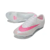 Nike Air Zoom Mercurial Superfly 11 Elite White and Pink Firm Ground FG Kids Football Boot