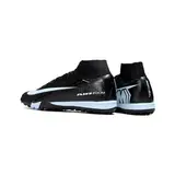 Nike Zoom Mercurial Superfly 10 Elite Black and White Turf TF Kids Football Boot