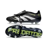 Adidas Predator 25 Elite Black and Gray Mixed Studs SG Football Boot