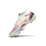 Puma Future 8 White and Red Firm Ground FG Football Boot