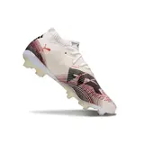 Puma Future 8 White and Red Firm Ground FG Football Boot
