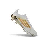 Adidas F50+ Elite White and Golden Firm Ground FG Football Boot