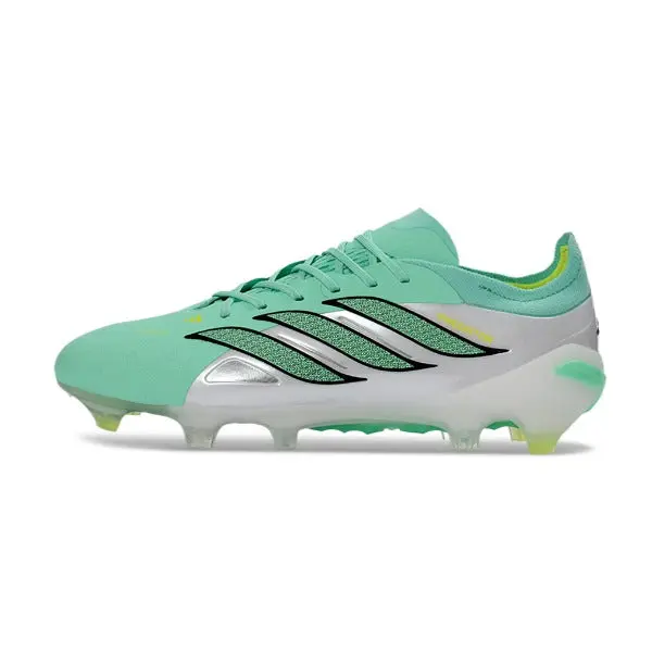 Adidas Predator 26 Elite Light Green and White Firm Ground FG Football Boot