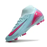 Nike Air Zoom Mercurial Superfly 10 Academy Light Blue and Pink Firm Ground FG Football Boot