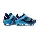 Adidas F50+ Elite Laceless Blue and Black Firm Ground FG Football Boot