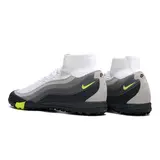 Nike Zoom Mercurial Superfly 10 Elite Kids Turf TF Football Boot - Grey/Black/Volt