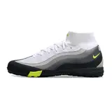 Nike Zoom Mercurial Superfly 10 Elite Kids Turf TF Football Boot - Grey/Black/Volt