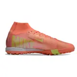 Nike Zoom Mercurial Superfly 10 Elite Red and Yellow Turf TF Kids Football Boot