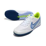 Nike Tiempo Legend 9 Elite White and Light Blue Indoor IC Football Boot