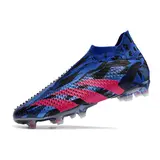 Adidas Predator Accuracy+ Black and Yellow Firm Ground FG Football Boot - Blue/Pink