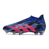 Adidas Predator Accuracy+ Black and Yellow Firm Ground FG Football Boot - Blue/Pink