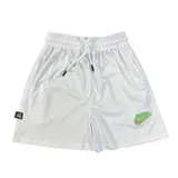 Nike White Shorts - Green Logo