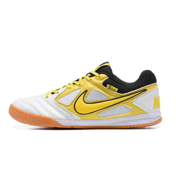 Nike SB Gato X Supreme White, Yellow and Black Indoor IC Football Boot