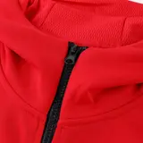 Nike Tech Fleece Red and Black Cold Set Coat and Pants