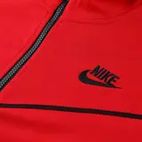 Nike Tech Fleece Red and Black Cold Set Coat and Pants