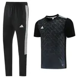 Adidas Training Black and Grey Training Set T-Shirt and Pants