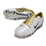 Nike Total 90 III White and Gold Firm Ground FG Football Boot