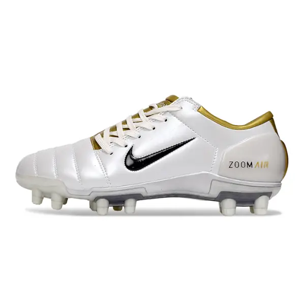 Nike Total 90 III White and Gold Firm Ground FG Football Boot