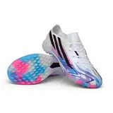 Adidas F50 Hyperfast Elite White, Black and Purple Turf TF Kids Football Boot
