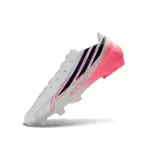 Adidas F50 Hyperfast Laced Elite White and Red Firm Ground FG Football Boot