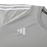 Adidas Grey and White Training Set T-Shirt and Shorts