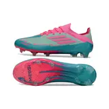 Adidas F50 Primeknit Elite Light Blue and Pink Firm Ground FG Football Boot