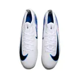 Nike Air Zoom Mercurial Vapor 16 Elite White and Light Blue Firm Ground FG Kids Football Boot